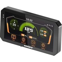 INNOVV N2 6" Motorcycle Apple CarPlay Screen, Wireless CarPlay & Android Auto GPS Navigation, 5G Wi-Fi, IP67 Waterproof, Bluetooth, Parking Mode, Siri