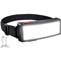 LETOUR LED Head Torch, Rechargeable COB Head Torch Super Bright Headlamps 1000Lumen Lightweight Waterproof Headlight 3 Modes Work Light, 1200mAh Adjus