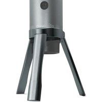 CONQUECO Portable Coffee Machine Stand: Removable Aluminum Holder Compatible Portable Espresso Machine, Small, silver, PCM020-S