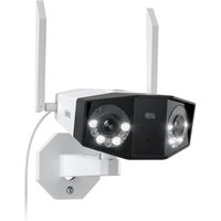 Reolink 4K Security Camera Outdoor with 180° Ultra-Wide Angle, 2.4/5 GHz Wi-Fi IP Camera, Human/Vehicle/Animal Detection, Color Night Vision, 2-Way A