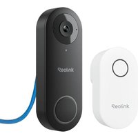 Reolink PoE Doorbell Camera Wired with Chime, 5MP Super HD Smart Video Doorbell V2 with Camera, 180° Diagonal View, Human Detection, Two-Way Audio, R
