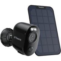 Reolink Solar Powered Security Camera, Argus 3 Ultra+Solar Panel with 2.4/5GHz WiFi, 4K Color Night Vision Battery CCTV Camera Systems, Person/Vehicle
