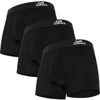 JustWears Active Mens Trunks, 3 Pack | Breathable Anti-Chafe Underwear with PouchTech⢠Support | Moisture-Wicking MicroModal Air Cool Fabric | Seaml