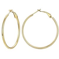 PROSTEEL Hoop Earrings for Women Large Hypoallergenic Lightweight 2MM Thin Big Hoops for Women Ladies 20/30/40/50/60/70/80/90/100MM - With Gift Box Go