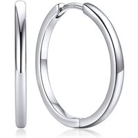 PROSTEEL Huggie Hoop Earrings for Women, Hypoallergenic 925 Sterling Silver Post Lightweight Small Sleeper Cartilage Earrings Tiny Hoops 20mm (With Gi