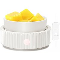 Maromamix Wax Melt Warmer with 4 Timer- Ceramic 3-in-1 Melt Warmer for Scented, Electric Candle Wax Melter Burner for Home Office Bedroom Fragrance, H