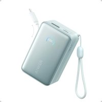 Anker Nano Power Bank, 10,000mAh Portable Charger with Built-in Cable, 45W Max Compact Battery Pack, 70 cm InstaCord Retractable Cable, Smart Display,