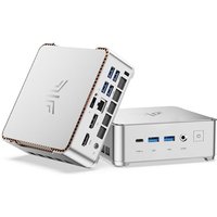 NiPoGi P2 Mini PC Windows 11 Pro AMD Ryzen 3 4300U (4C/4T,up to 3.7GHz) Mini PC 16GB RAM+256GB SSD Mini Computer Desktop Mini Computer 4K Triple Displ