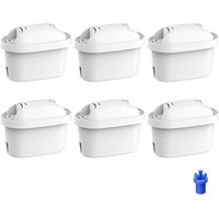 Waterdrop Water Filter Cartridges, Replacement for Brita® Maxtra+® Plus, Maxtra Pro® All-in-1, Compatible with Brita® Marella® Jug and Kettle, Re