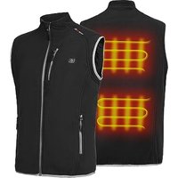 PROSmart Heated Vest Polar Fleece Lightweight Heated Gilet with USB Battery, Unisex - - - XL