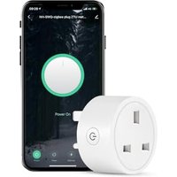 MOES ZigBee Smart Plug 16A Energy Monitoring, work with Alexa Google Home, Requires MOES ZigBee Hub, 1 Pack