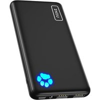 INIU Power Bank, Portable Charger 10000mAh Slimmest & Lightest High-Speed USB C Input & Output, PowerBank Triple 3A Phone Battery Pack, Travel Charger