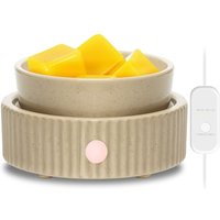 Maromamix Wax Melt Warmer with 4 Timer- Ceramic 3-in-1 Melt Warmer for Scented, Electric Candle Wax Melter burnerfor Home Office Bedroom Fragrance, Ho
