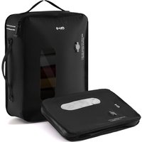 COOLIFE Vacuum Bags for Travel, TPU Vacuum Storage Bags Reusable Vacuum Compression Bags for Carry-on Baggage, Home Storage and Moving- Space Saver Va