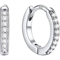 PROSTEEL Huggie Hoop Earrings for Women, Hypoallergenic 925 Sterling Silver Post Lightweight Small Sleeper Cartilage Earrings Tiny Hoops 8/10/12/14/15