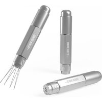 MHW-3BOMBER Retractable WDT Tool 2.0 Pro-Espresso Distribution Tool with Magnetic Storage, 8 Stainless Steel 0.4mm Needles Adjustable Coffee Stirrer f