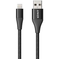 Anker PowerLine+ II Lightning Cable, MFi Certified for iPhone 14 Plus 14 14 Pro Max 13 13 Pro 12 11 X XS XR (Charger Not Included)(3 ft, Black) 90cm B