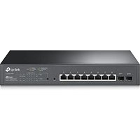 TP-Link SG2210MP 10 Port Gigabit PoE Smart Switch, 8Ã Gigabit PoE ports, 802.3af-at 30W, 150W Total Budget, Network Switch, Metal Case, Ethernet Swit