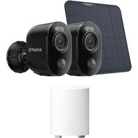 Reolink Argus 3 Ultra 4K Solar Camera & Home Hub Mini Kit | Wireless Security System with Local Storage, No Monthly Fee, Color Night Vision, AI Detect