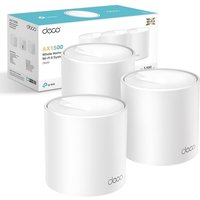 TP-Link Deco X10(3-pack) AX1500Mbps Whole Home Mesh WiFi 6 System, Coverage up to 5600ft²,Easy Setup, WiFi Mesh System, Wi-Fi Router, Extender Booste