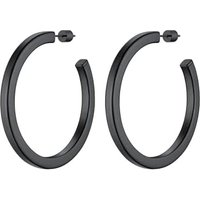 PROSTEEL Hoop Earrings for Women 30/40/60/80MM Large Chunky Open Hoops Hypoallergenic Steel Hoop Earrings for Ladies, Gold Plated/Silver/Black -With G