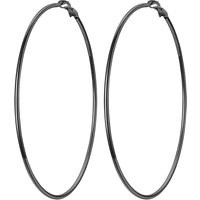 PROSTEEL Hoop Earrings for Women Large Hypoallergenic Lightweight 2MM Thin Big Hoops for Women Ladies 20/30/40/50/60/70/80/90/100MM - With Gift Box Bl