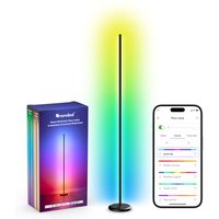 Nanoleaf LED Floor Lamp 1700lm, RGBICW Smart Corner Lamp for Living Room, Music Sync, 200+ Dynamic Scenes, App & Voice Control, Modern Standing Lamp B