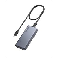 Anker USB C Hub (7-in-1, Dual 4K HDMI) with 100W Power Delivery, Dual 4K HDMI, a USBC Upstream Port, 3 5 Gbps USB-A and USB-C Data Ports for Dell Lapt