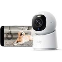 eufy Security Indoor Cam E30 4K UHD Indoor Security Camera, Latest Generation, Dog/Baby/Pet Camera, Colour Night Vision, Human/Pet Auto Tracking, 360Â