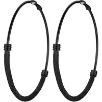 PROSTEEL Hoop Earrings for Women Large Stylish Big Hoops Hypoallergenic 316L Stainless Steel for Women Ladies Gold Plated/Black/Silver 20/30/40/50/60/