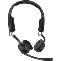 SHOKZ OpenMeet Bone Conduction Headset, Open-Ear Bluetooth Headphones with Dual Noise Cancelling Mic, Wireless Earphones for Work, Call, Meeting, Blue