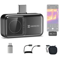 HIKMICRO Thermal camera for android Mini2, Thermal Imaging Camera 256 x 192 IR Resolution, 25Hz Refresh Rate, 50°Wide Angle, -20°C to 350°C Tempera