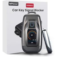 Smart Faraday Box with Slide Switch, Keyless Entry Signal Blocker Car Key Case, Anti-Theft RFID Blocking Key Fob Protector Holder for Car Security