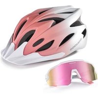 #ad Amazon Odoland_AV-UK Odoland Flash Bike Helmet with Cycling Sunglasses - Adult Cycling Helmets for Road Bike Mountain Bike - Adjustable Lightweight Cycling Helmet for Men