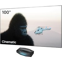 AWOL VISION Aetherion Pro + 100" Fixed Frame ALR Screen Bundle - 4K UHD Display Ultra Short Throw Triple Laser Projector with Dolby Vision,AntiâRBE,