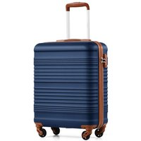 COOLIFE Cabin Suitcase, 55x40x20cm Cabin Luggage with ABS Hard Shell, Lightweight Carry On Suitcase Included TSA Lock & 4 Wheels, Suitable for Ryanair