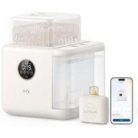 eufy Bottle Washer S1 Pro, Steriliser for Baby Bottles, Built-in Water Softener, All-in-One 3D HydroBlast Washer, 100°C Steam Sterilisation, Fast Dry