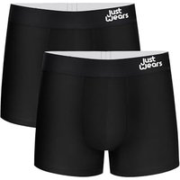 JustWears Everyday & Active Mens Trunks, 2 Pack | Breathable Anti-Chafe Underwear with Moisture-Wicking MicroModal Air Cool Fabric & PouchTech⢠Supp