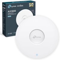 TP-Link EAP610 Access Point, AX1800 Wi-Fi 6 Dual Band Gigabit Wireless Access Points, Power Adapter included, Omada Mesh, Support PoE+Powered or DC, M