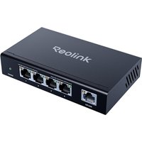 Reolink High speed and Stability 4+1-Port PoE Switch with 65W Adaptor for Home & Business, with Metal Housing, Wall/Desktop Mount, IEEE 802.3af/at Mod