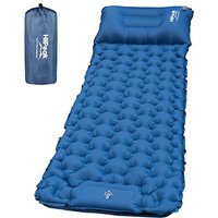 HiiPeak Sleeping Pad - Ultralight Inflatable Sleeping Mat with Built-in Foot Pump, Durable Compact Waterproof Camping Air Mattress for Camping, Backpa
