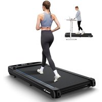 MERACH Walking Pad Treadmill with 0-9% Incline, 3 in 1 Under Desk Treadmill for Home/Office, 265LBS Capacity, 2.75HP Portable Treadmills with Magnetic