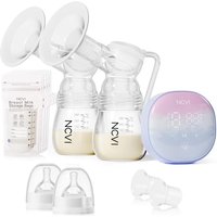 NCVI Double Electric Breast Pump - Ultra-Quiet and Pain Free Blue