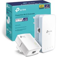 TP-Link TL-WPA7517 KIT AV1000 Gigabit Powerline Wi-Fi Kit, AC1200 Dual Band Powerline Network Adapters, OneMesh, Supported Gigabit Ethernet Ports, Plu