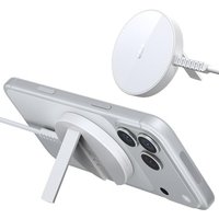 ESR Wireless Charger for MagSafe Charger, Kickstand Magnetic Charging, Compatible with MagSafe Stand for iPhone 17/16/15/14/13/12 Series,AirPods 4, Wh