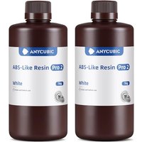 ANYCUBIC ABS-Like Resin Pro 2, 3D Printer Resin with Enhanced Strength and Toughness, High Precision and Minimal Shrinkage, Widely Compatible with All