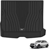 3W Boot Liner Fit for Benz GLC 2023 2024 2025 2026 X254, All Weather Dog Friendly TPE Trunk Mat Custom Fit for Benz GLC Heavy Duty Waterproof Cargo Li