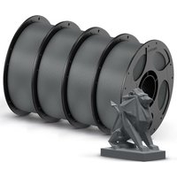 ANYCUBIC PETG Filament 1.75mm, 3D Printer Filament, Dimensional Accuracy +/- 0.02mm, Exceptional Toughness, Print with Most FDM 3D Printers, 4 Pack 1K