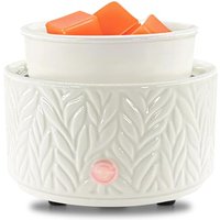 Electric Wax Melt Burner - Oil Burner Scented Melter Candle Warmer Burner, Ceramic 4-in-1 Wax Melts Warmer for Home Office Bedroom Aromatherapy Gift a