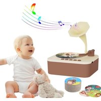 Retysaz Kids Phonograph with 99 Cards, story music player for kids 3-12 Musical Sensory Toy for boy girl,toddler Pre-Kindergarten toy Early Childhood